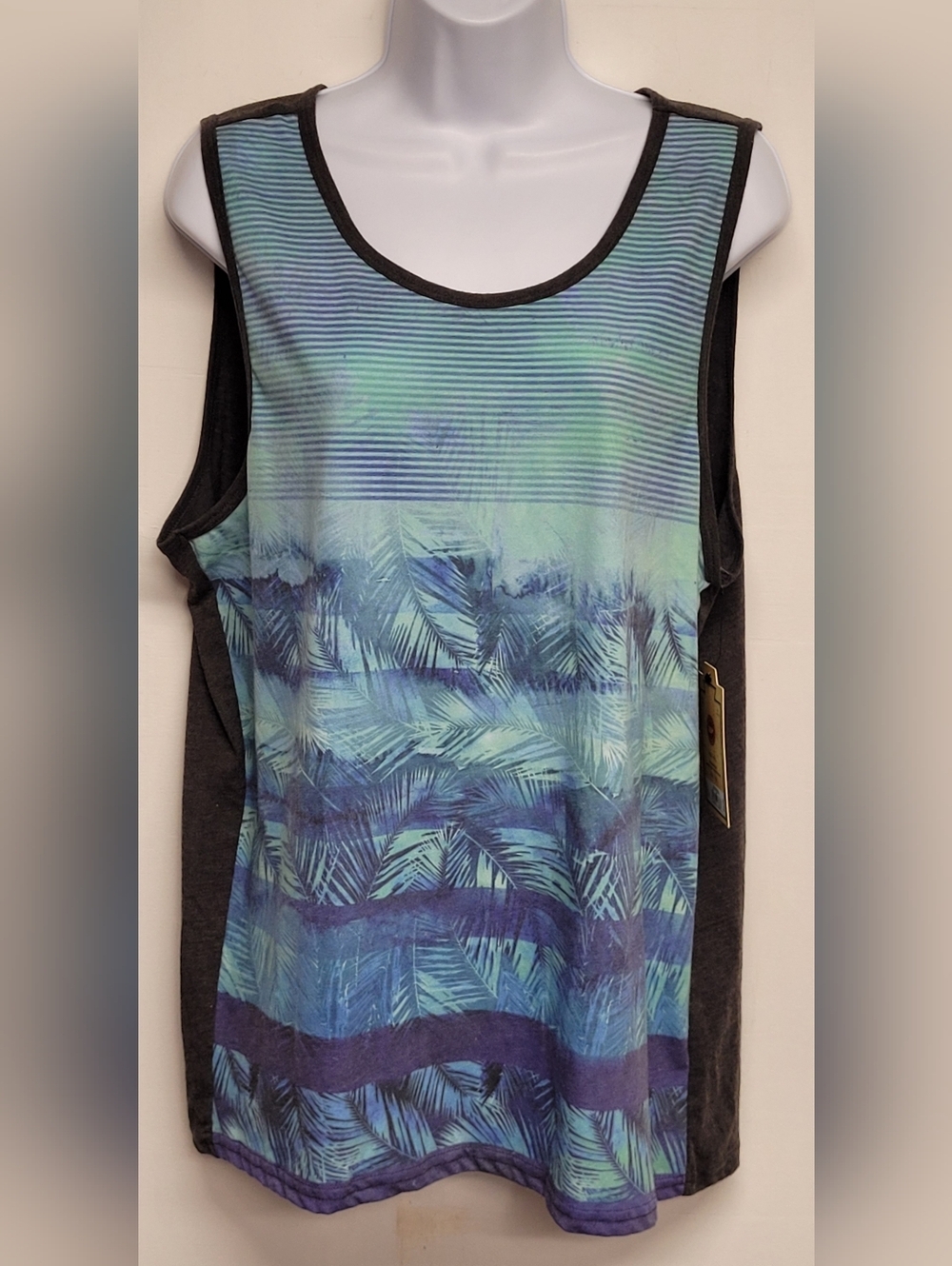 Urban Pipeline L Tank Top Blue Palm New
